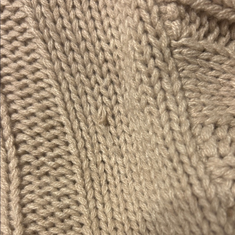 Torrid Women's Cable Knit Cardigan - Beige - Picture 3 of 4